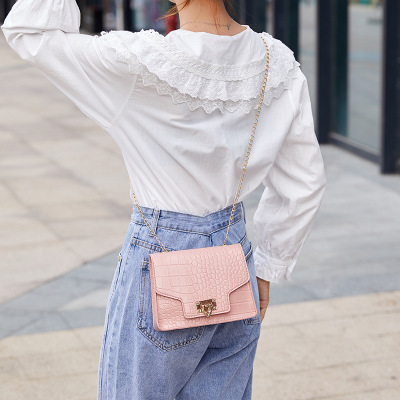 Women's Jelly Ladys Sling Bag Fashion Chain Shoulder Mini Boutique Shopping Cute Bags for Girls