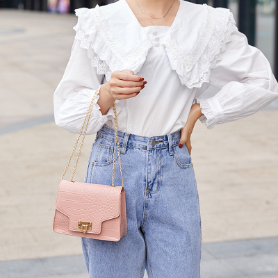 Women's Jelly Ladys Sling Bag Fashion Chain Shoulder Mini Boutique Shopping Cute Bags for Girls