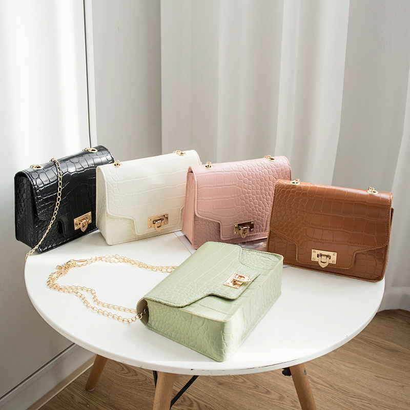 Women's Jelly Ladys Sling Bag Fashion Chain Shoulder Mini Boutique Shopping Cute Bags for Girls