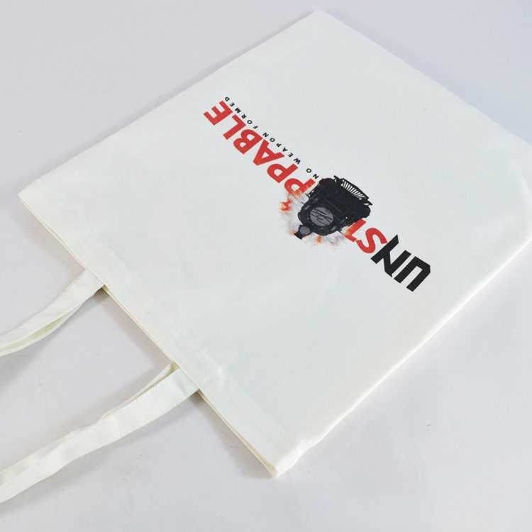   12 OZ Eco Friendly Reusable Foldable Canvas Cotton Tote Bag  Women's  Shopping  Bags