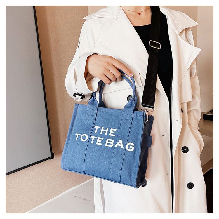 Hot Sale Sacs Fashion Large Capacity Simple Women's Tote Bags Canvas Handbags Ladies Shoulder Messenger Cross Body Bag