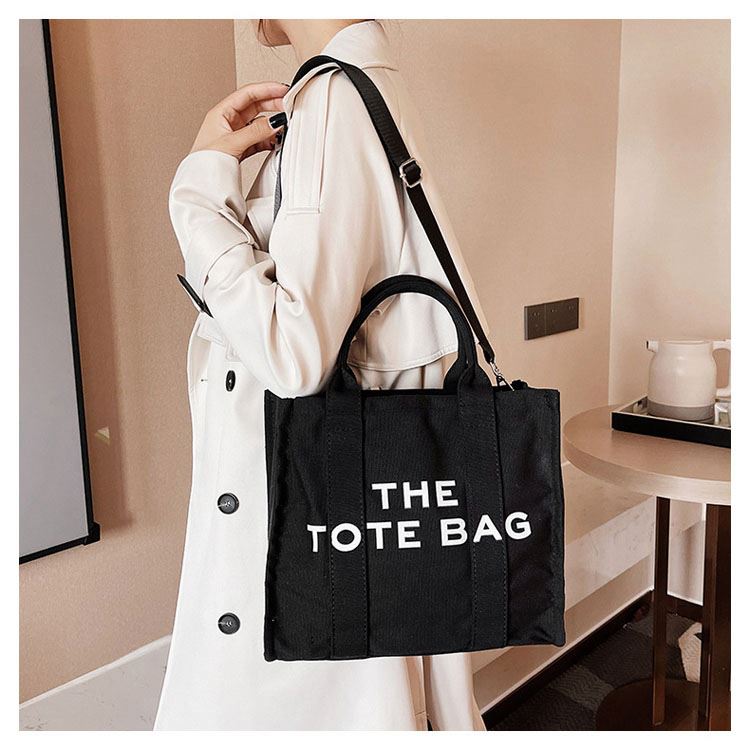 Hot Sale Sacs Fashion Large Capacity Simple Women's Tote Bags Canvas Handbags Ladies Shoulder Messenger Cross Body Bag