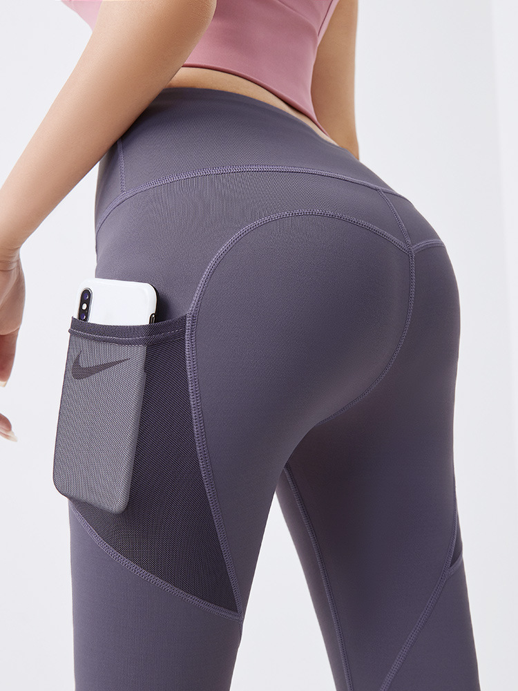 High Waist Gym Wear   Compression Workout Tights Yoga Women Pants Leggings With Phone Pocket