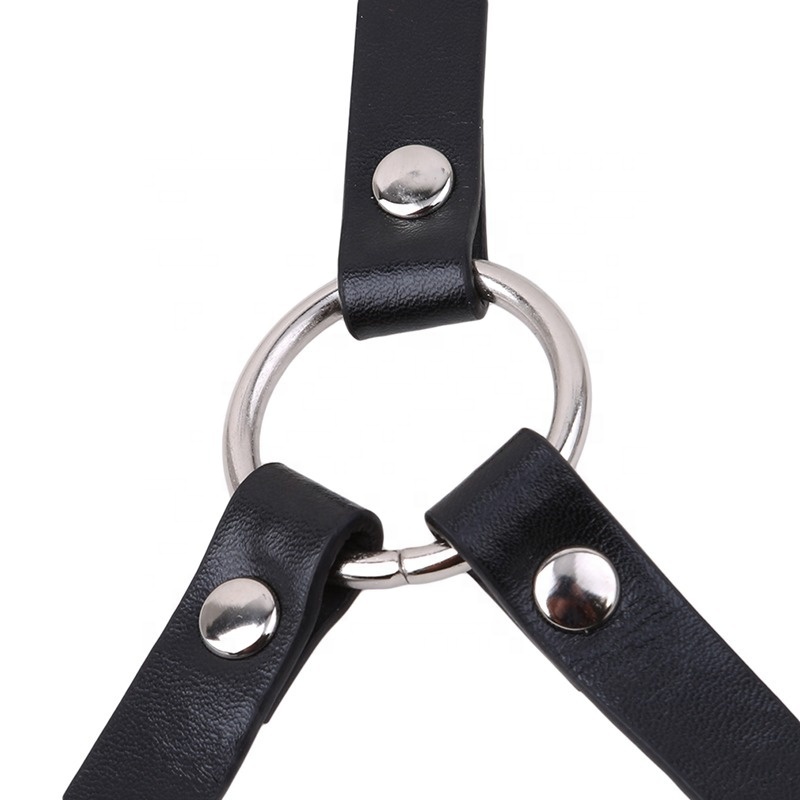 Casual Leather Waist Decoration Binding Belt Personality Suspender Strap and Belt Integrated Suspender Shirt Girdle