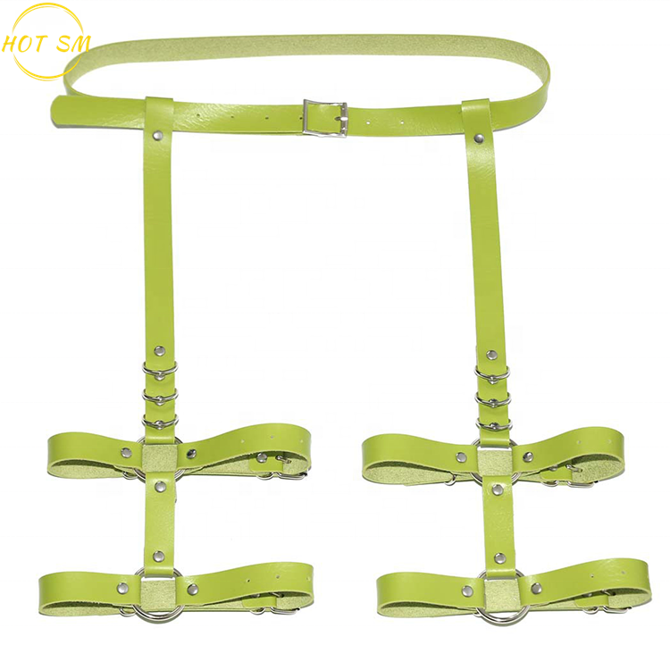 New Lingerie Sexy Erotic Harness Belts Bondage Suspender Belt Gothic Punk Style Pu Leather Harness Leg Garters