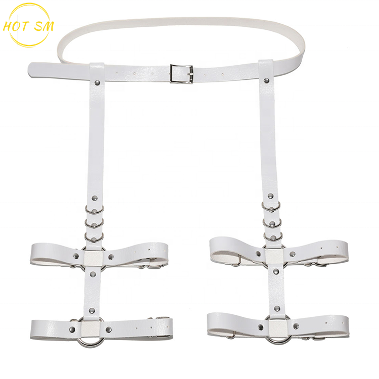 New Lingerie Sexy Erotic Harness Belts Bondage Suspender Belt Gothic Punk Style Pu Leather Harness Leg Garters