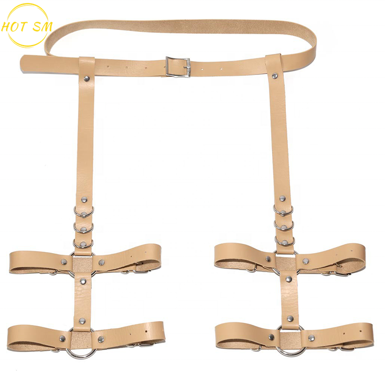 New Lingerie Sexy Erotic Harness Belts Bondage Suspender Belt Gothic Punk Style Pu Leather Harness Leg Garters