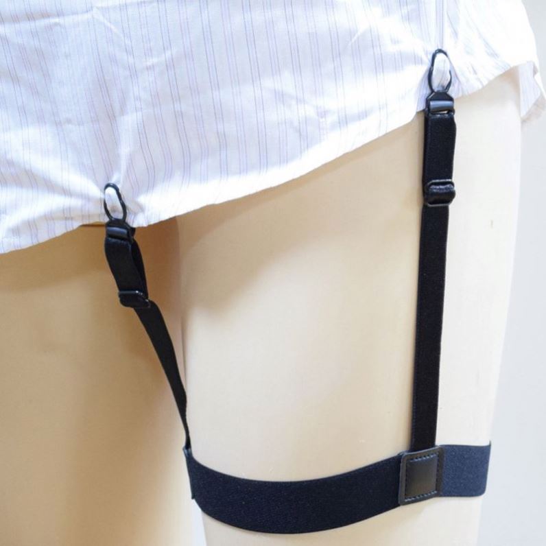 Men'S Shirt Stay Suspenders Garter Women Men Leg Elastic Harness Braces For Business Shirts Adjustable Sock Garter Holde