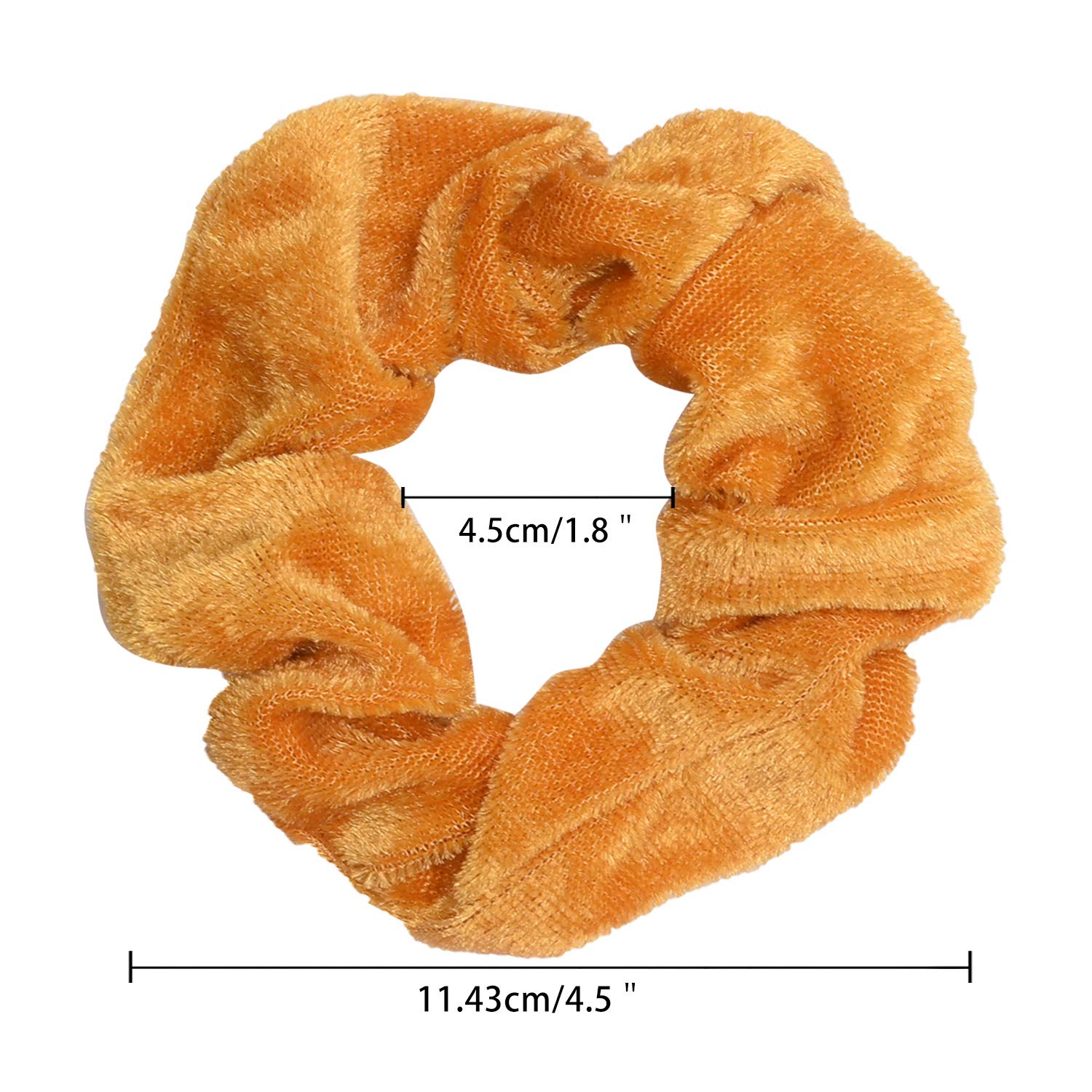 60 Pack Hair Scrunchies Velvet Elastics Hair Ties Scrunchy Bands Ties Ropes Scrunchie for Women or Girls Hair Accessorie