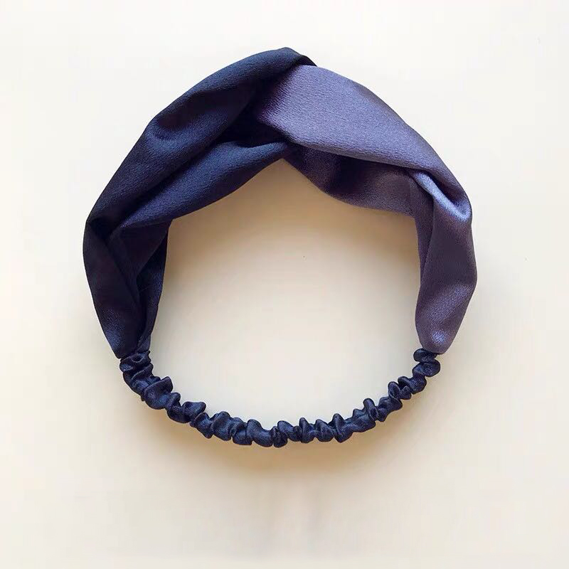  100% Mulberry Silk Scrunchie Hair Accessories Elastics Hair Bands Headband Ponytail Hair Ties For Women Girls