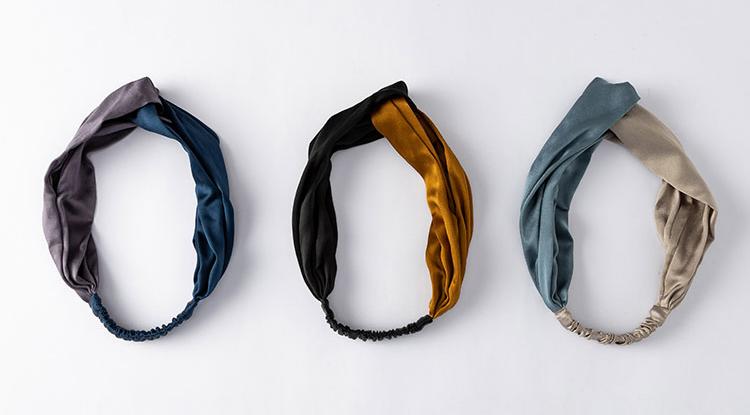  100% Mulberry Silk Scrunchie Hair Accessories Elastics Hair Bands Headband Ponytail Hair Ties For Women Girls