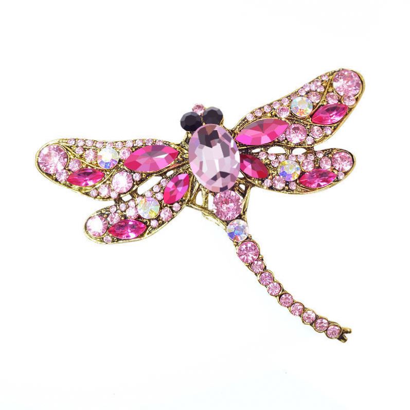 Fashion luxury Dragonfly jewelry designer brooches pin for woman
