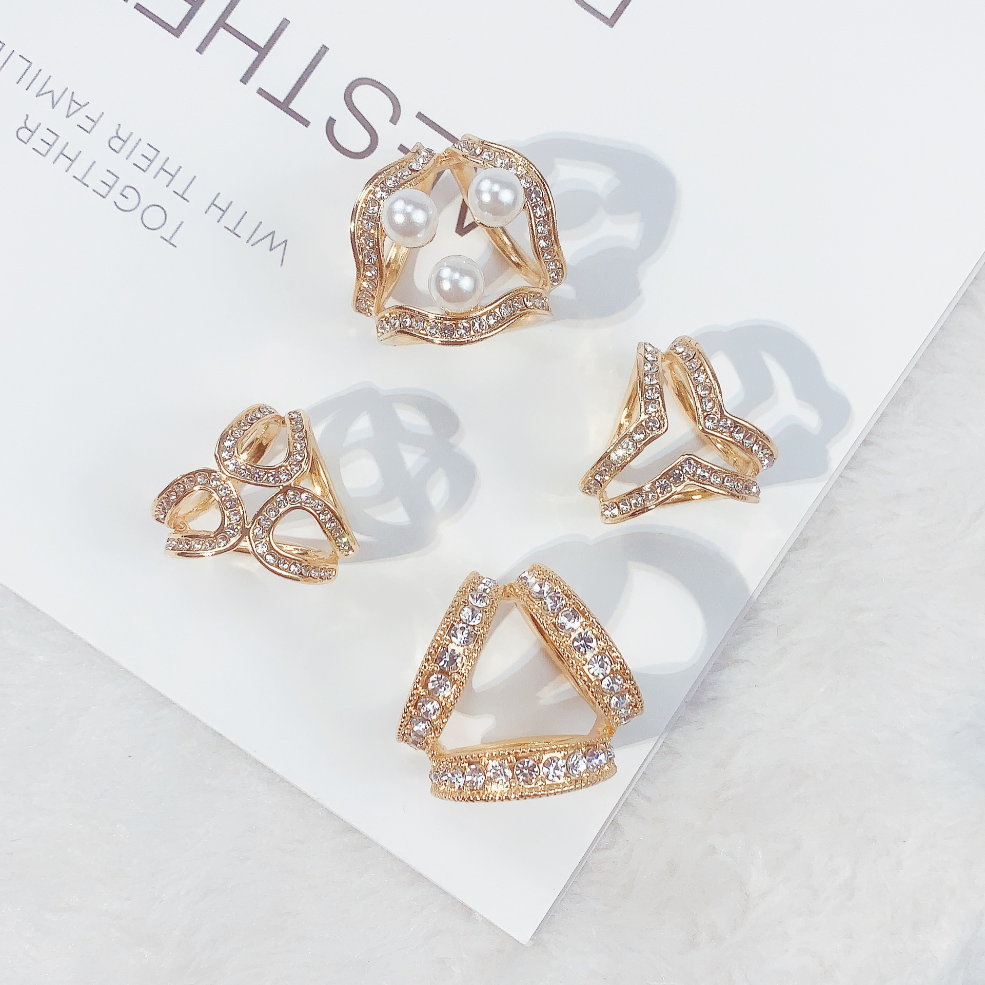 Malaysia brooch hijab scarf fixed scarf ring high quality jewelry crystal brooches women pins