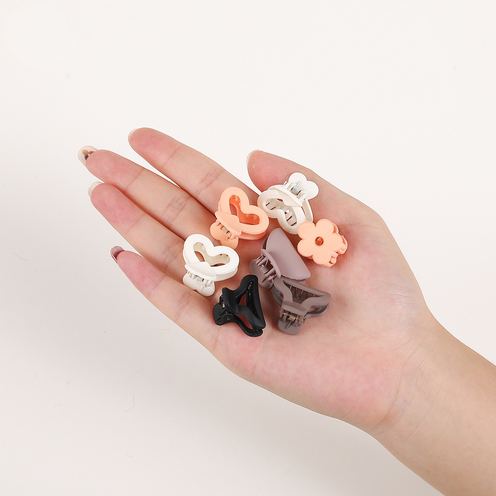  10pcs/Box Mini Hair Claw Clips Cute Fringe Hair Clip Set 33 Patterns Sweet Clips Hair Accessories for Women Gi
