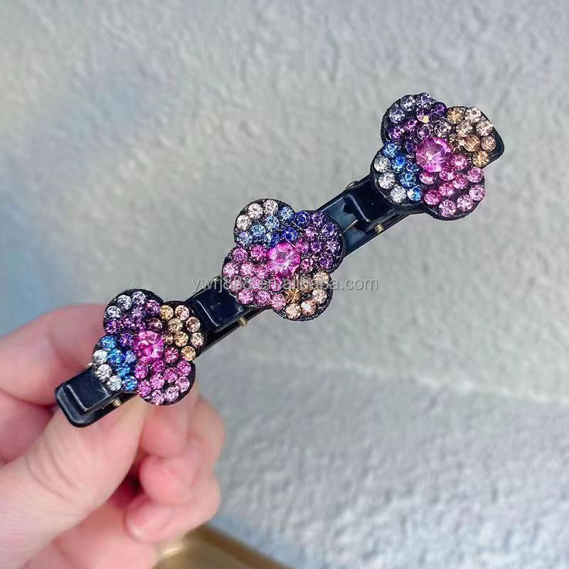Temperament hair clip female broken braiding artifact hair clip side clip headdress forehead bangs duckbill