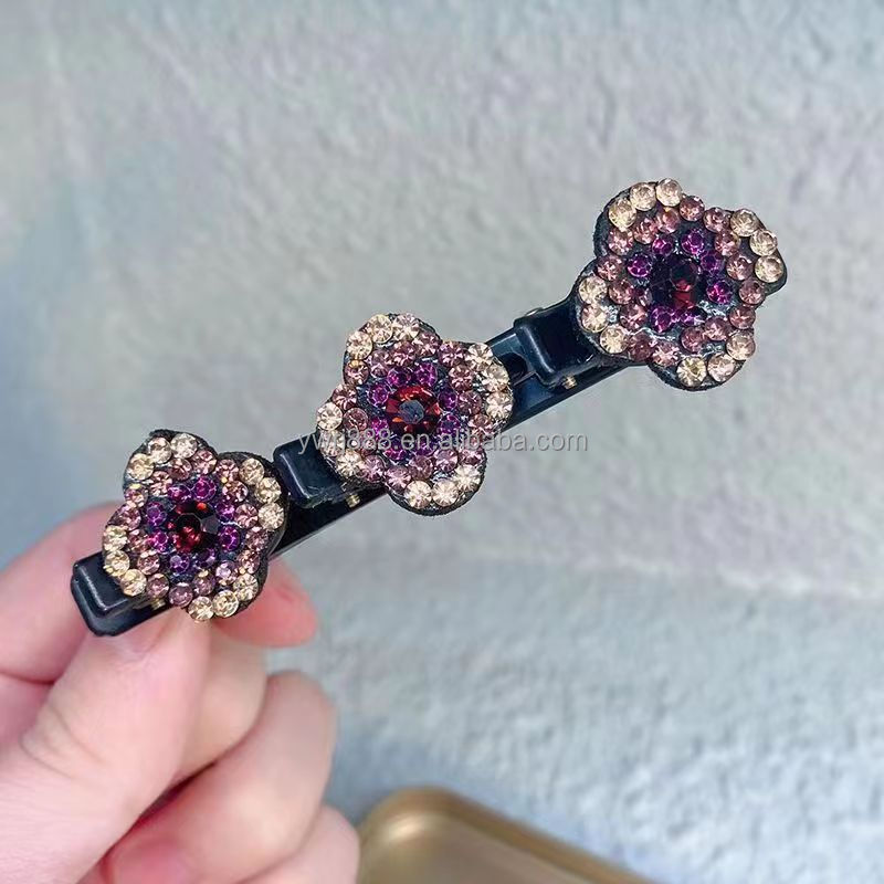 Temperament hair clip female broken braiding artifact hair clip side clip headdress forehead bangs duckbill