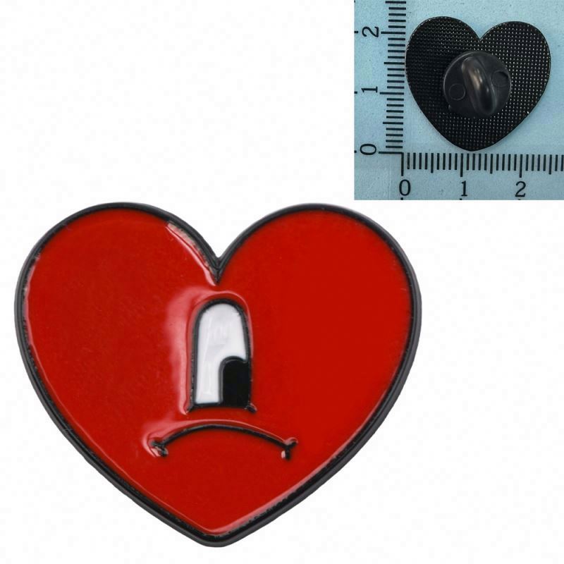 Bad Bunny Cute PVC Brooch pins for women Backpack Pins Personality Hat enamel Pin Charm Jewelry