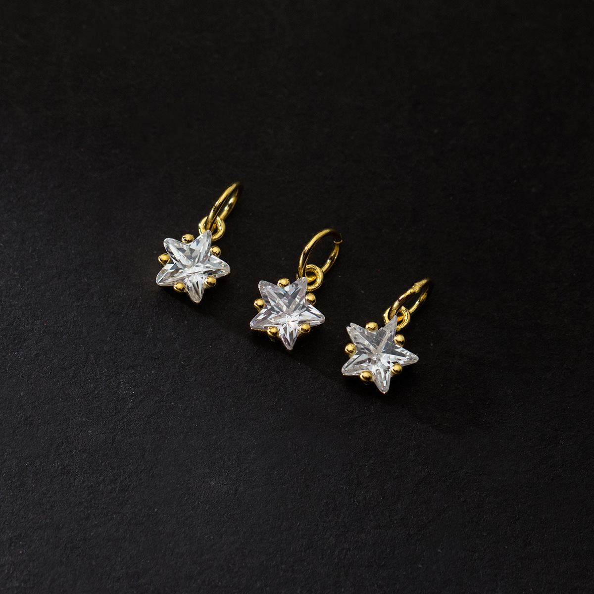 High Quality 925 Sterling Silver Zircon Star Fashion Jewelry Pendants & Charms for Women