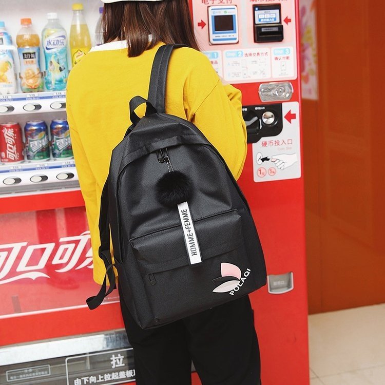 15L  Fresh Travel Solid Color Backpack Student Girl School Bags For Teenage College Wind Women Schoolbag Cheap Backpacks