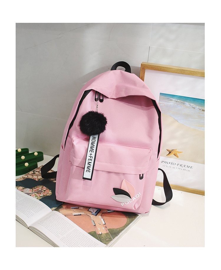 15L  Fresh Travel Solid Color Backpack Student Girl School Bags For Teenage College Wind Women Schoolbag Cheap Backpacks