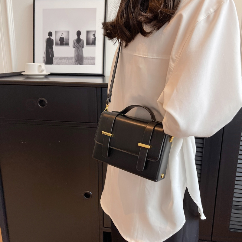 Luxury Brand New Korea Fashion Satchel Messenger Bag Women's Shoulder Bag PU Leather OL Business Briefcase Square Crossb