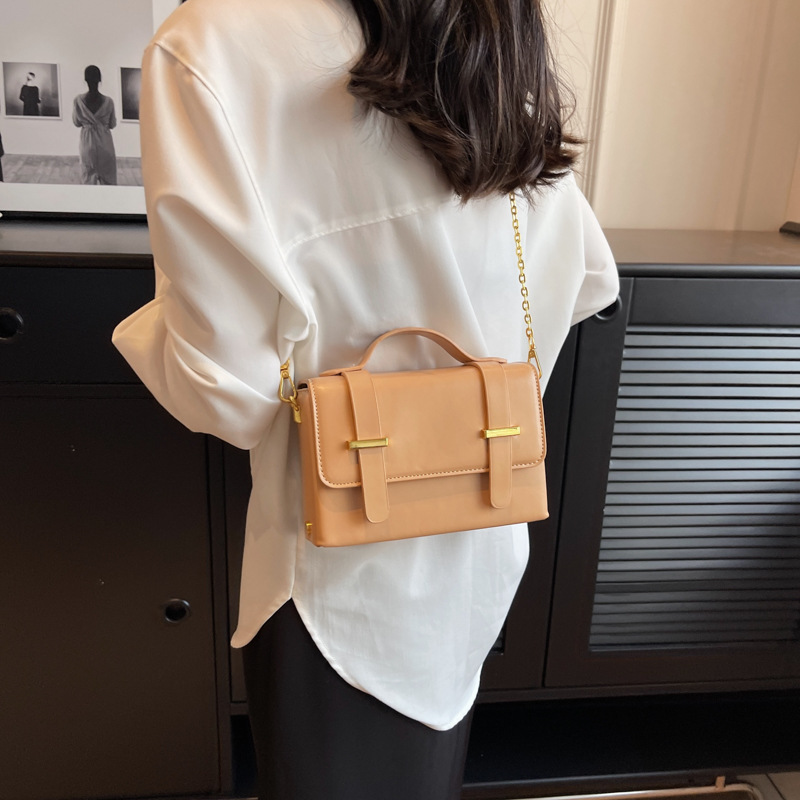 Luxury Brand New Korea Fashion Satchel Messenger Bag Women's Shoulder Bag PU Leather OL Business Briefcase Square Crossb