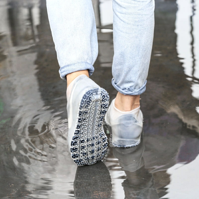 Shoe Cover Outdoor Shoe Protectors Reusable Rain Boots Silicone Waterproof Shoe Covers