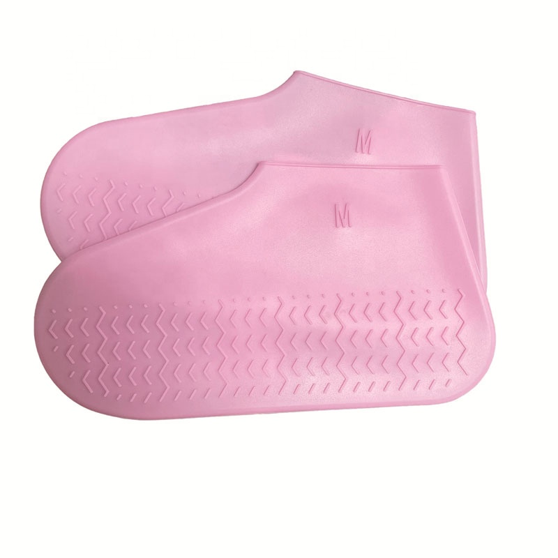  Outdoor Shoe Protectors Reusable Anti-slip Silicone Rubber Protective Boot Sport Rain Shoe Cover