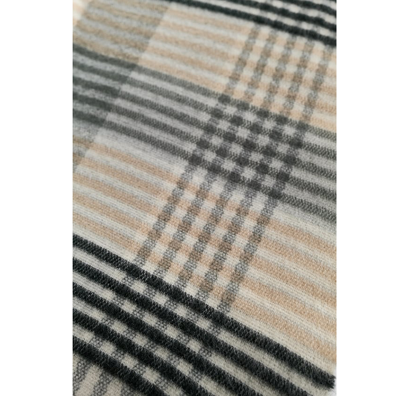 Women Autumn And Winter Unedged Plaid Scarves Warm Soft Chunky Large Blanket Wrap Shawl And Scarf