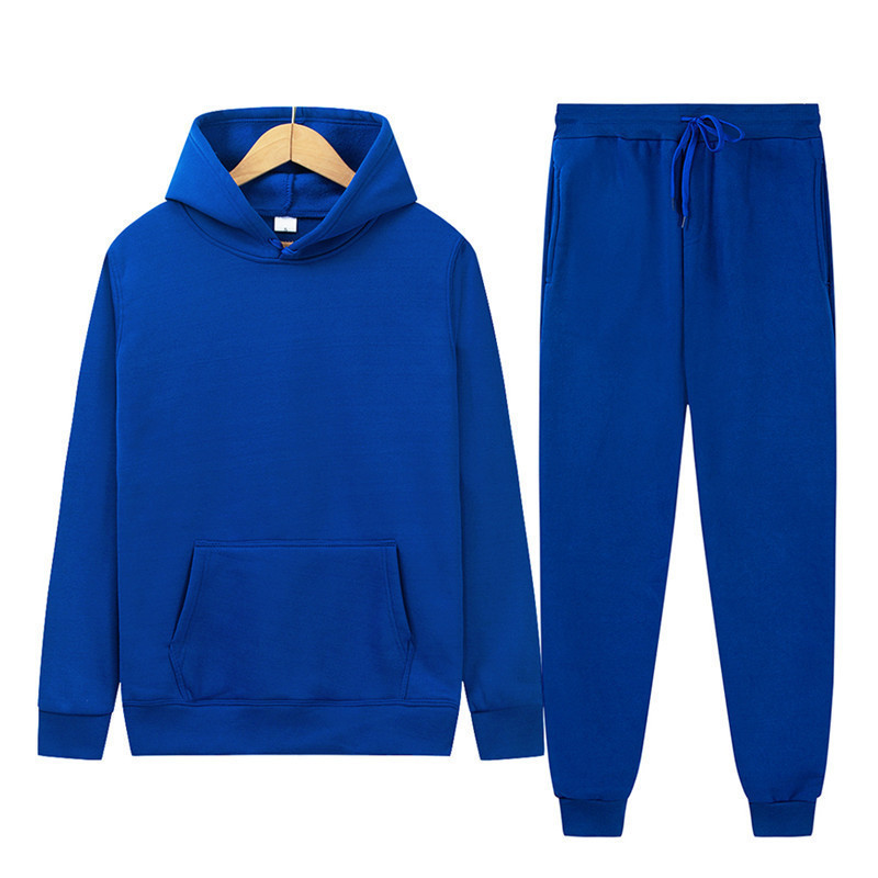 Men's Hoodie Sweatshirt Set Casual Sportswear