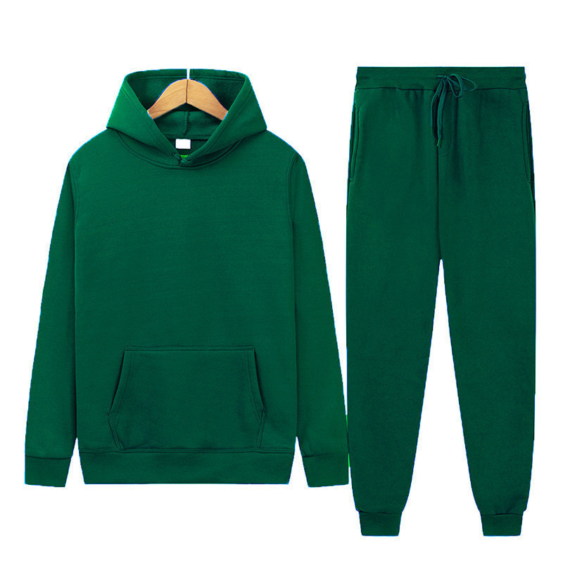 Men's Hoodie Sweatshirt Set Casual Sportswear