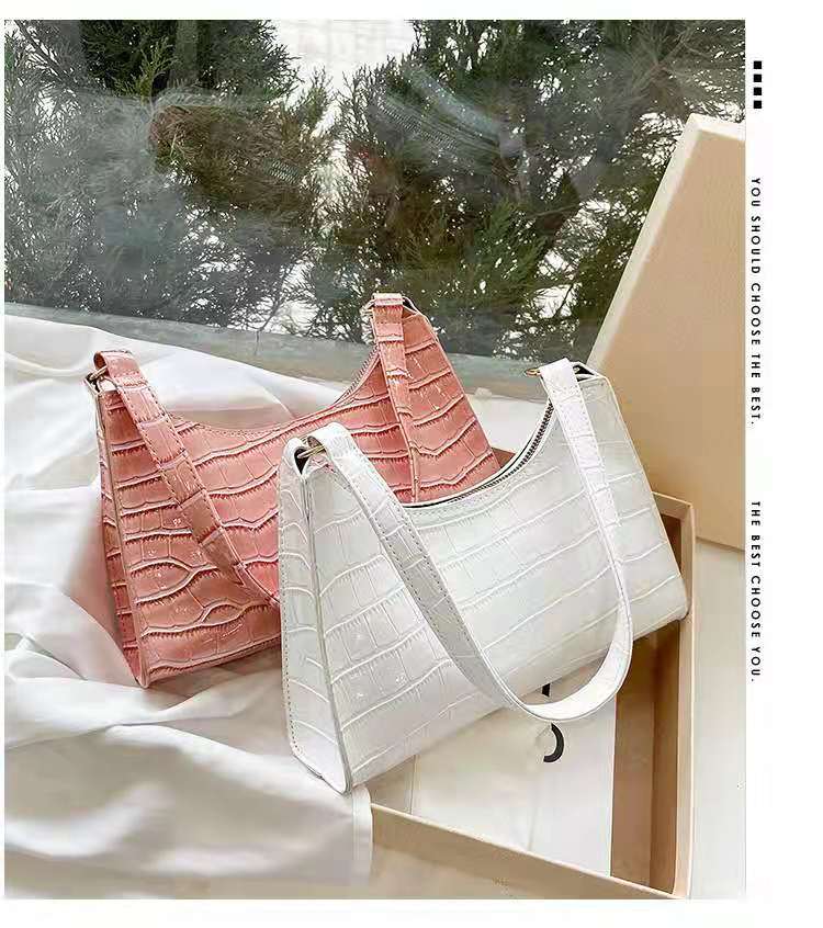 Fashion Exquisite Shopping Bag Retro Casual Women Totes Shoulder Bags Female Leather Solid Color Chain Handbag