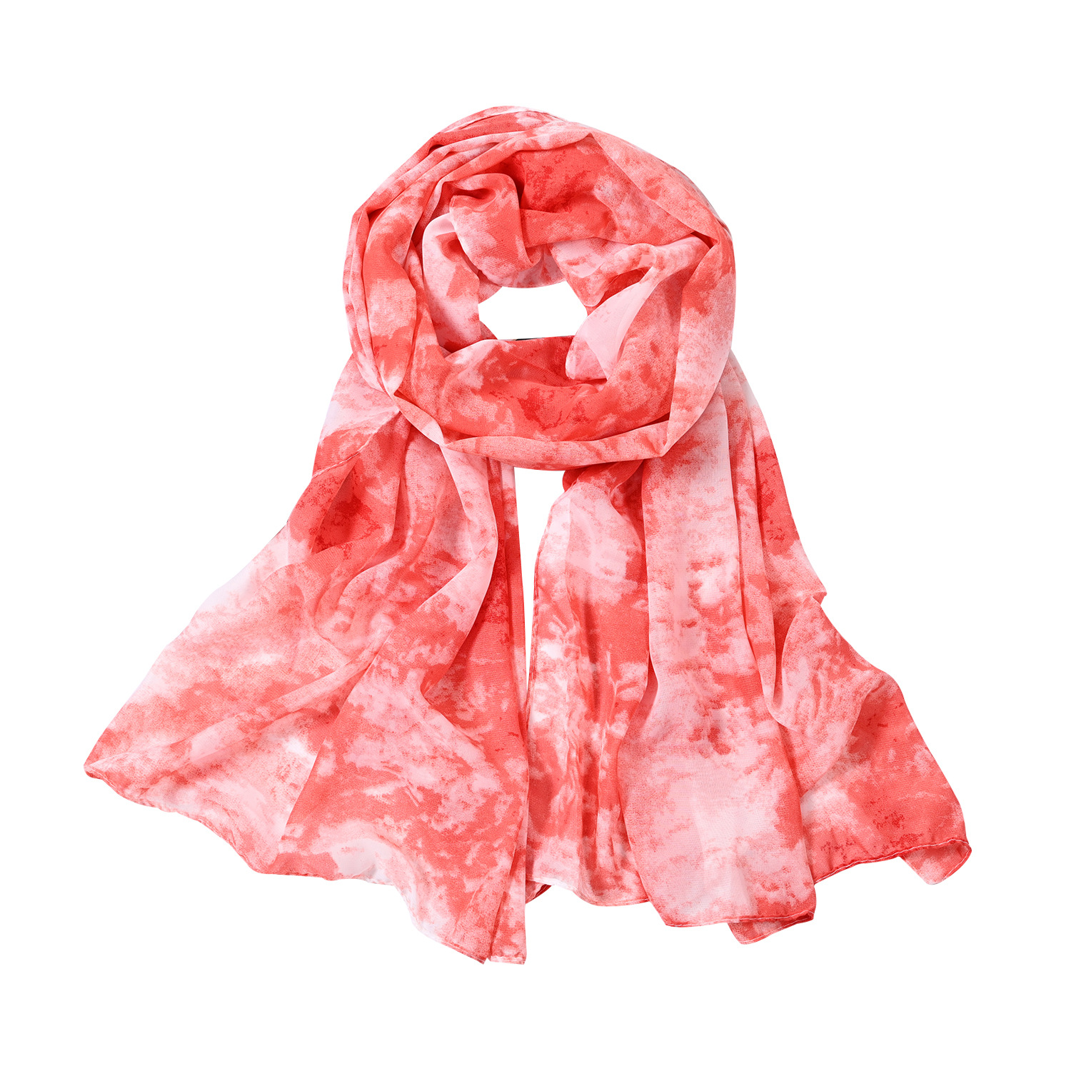 Chiffon Printed Autumn And Winter Fashion Style Women's Warm Fashion Long Scarf