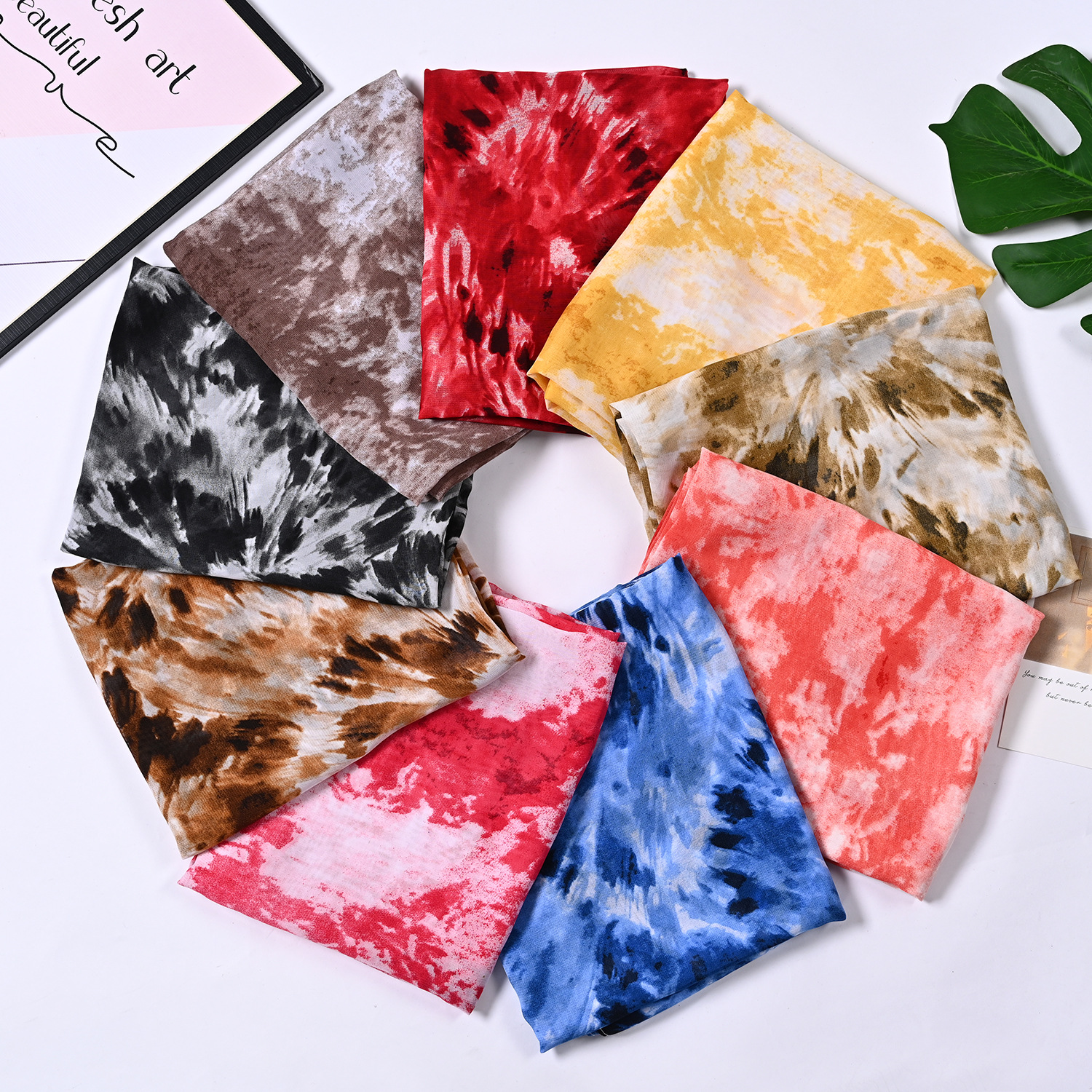 Chiffon Printed Autumn And Winter Fashion Style Women's Warm Fashion Long Scarf