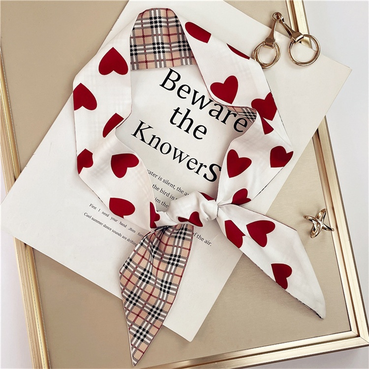 105x6cm Women Fashion Hair Band Bandana Shawl Lady Office Neck Scarf