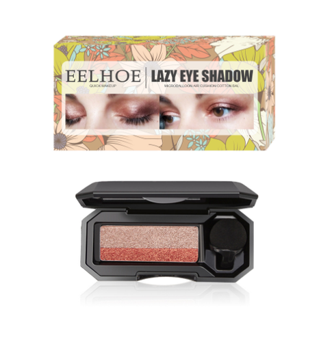 Six-color Eyeshadow Palette Net Red Live Earth Color Pearly Matte Glitter Eyeshadow Palette Shiny Eye Shadow