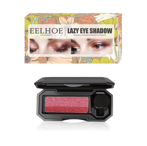 Six-color Eyeshadow Palette Net Red Live Earth Color Pearly Matte Glitter Eyeshadow Palette Shiny Eye Shadow