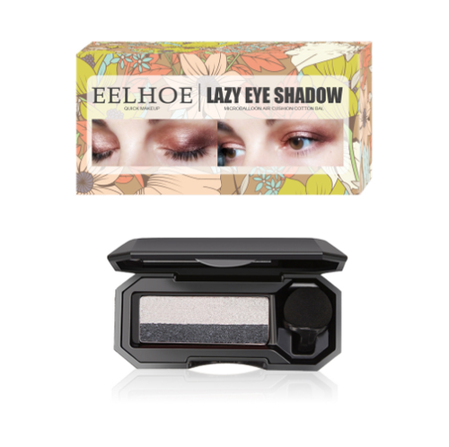 Six-color Eyeshadow Palette Net Red Live Earth Color Pearly Matte Glitter Eyeshadow Palette Shiny Eye Shadow