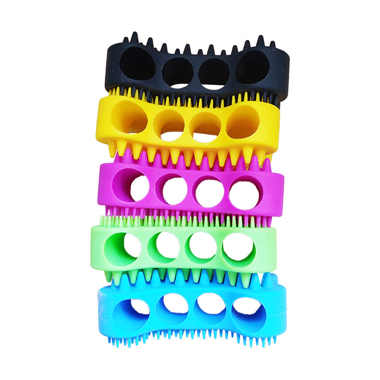 Dog Grooming Brush Silicone Pet Brushes for Shedding and Grooming Bone Shaped Silicone Dog Glove for Washing Pet Hair