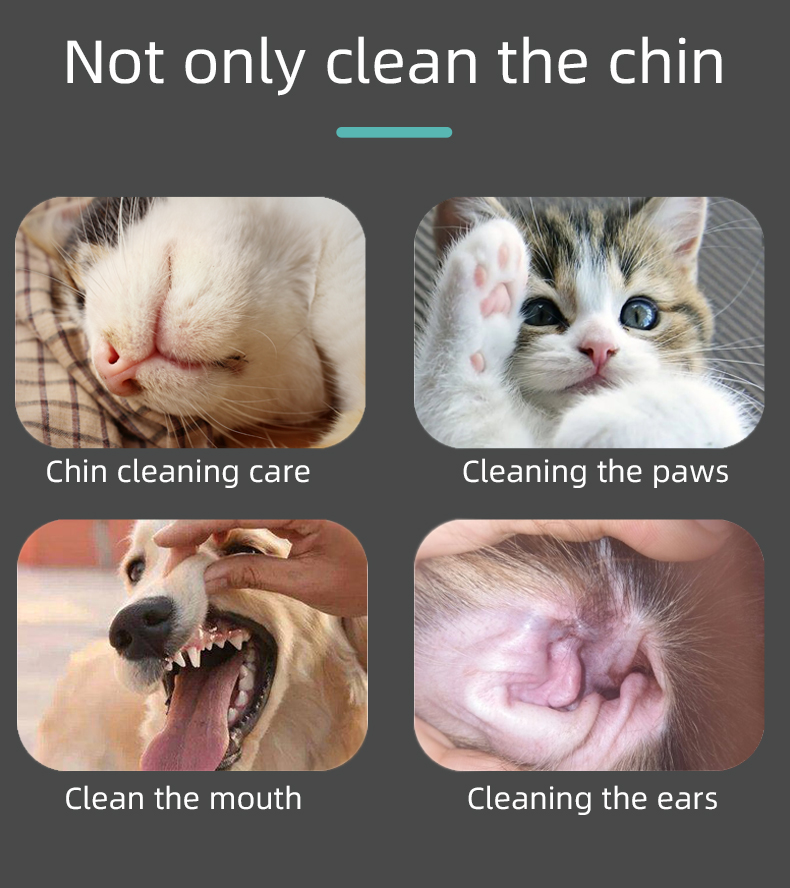 Hight Quality dogs whitening finger teeth pet wipes pet Finger Toothbrush For Silicon Grooming Product pet supplies