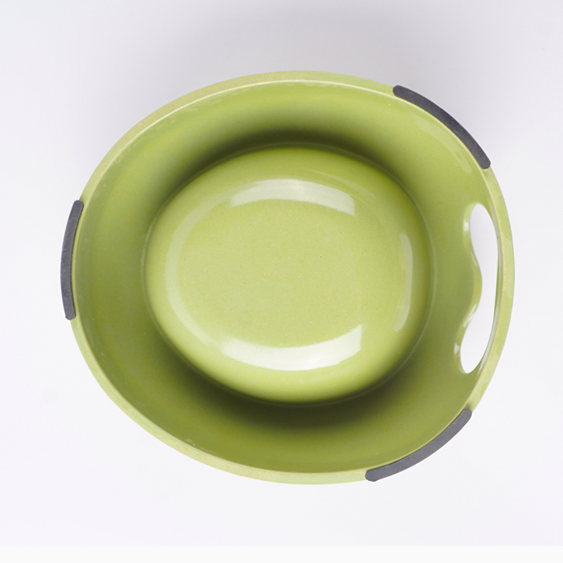 New Biodegradable Bamboo Fiber Small Animals Pet Water Bowl Dog Feeding Bowls