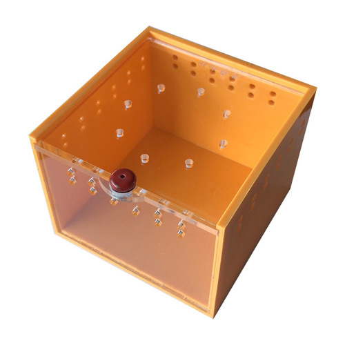 Spider Box Plastic Terrarium Breeding Case For Gecko Lizard Scorpion Unicorn Insect Black Acrylic Reptile Cage