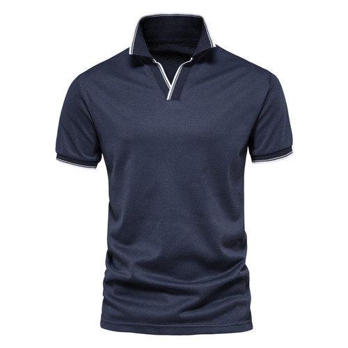  Short Sleeve  Plain Golf Polo Shirt   Design Blank 100% Cotton T Shirt Polo Men's Polo Shirts
