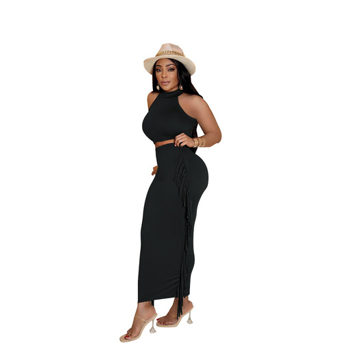 Wide Leg New Elegant Lady 2 Piece Set Women Sets Clothing Two Piece Pants Set