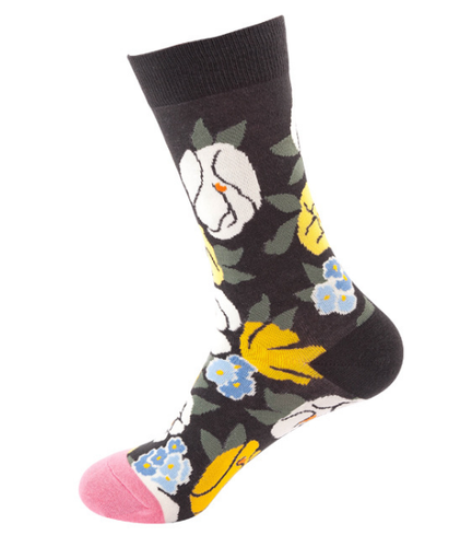 New design womens cute cotton stockings popular sublimation  socks men tube skateboard autumn winter trend socks