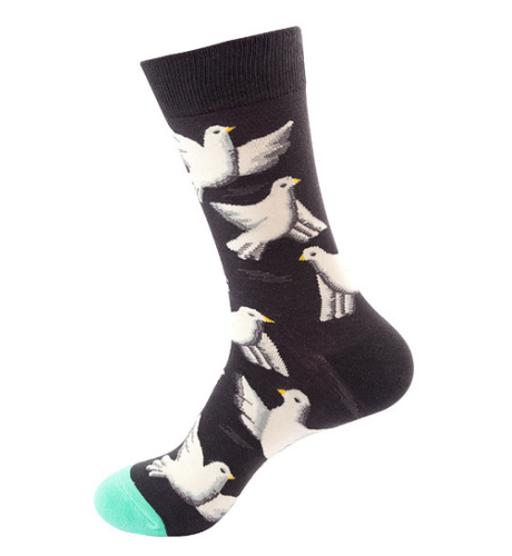 New design womens cute cotton stockings popular sublimation  socks men tube skateboard autumn winter trend socks