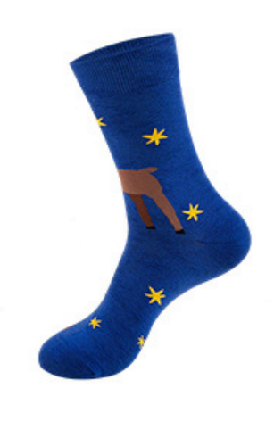 New design womens cute cotton stockings popular sublimation  socks men tube skateboard autumn winter trend socks