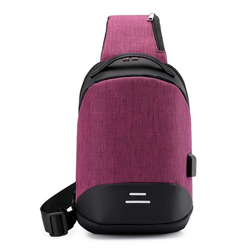 Mochilas usb anti theft men single shoulder chest bag multifunction crossbody sling messenger bag