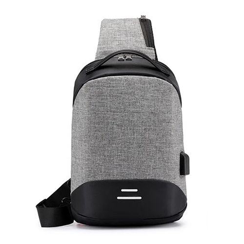 Mochilas usb anti theft men single shoulder chest bag multifunction crossbody sling messenger bag