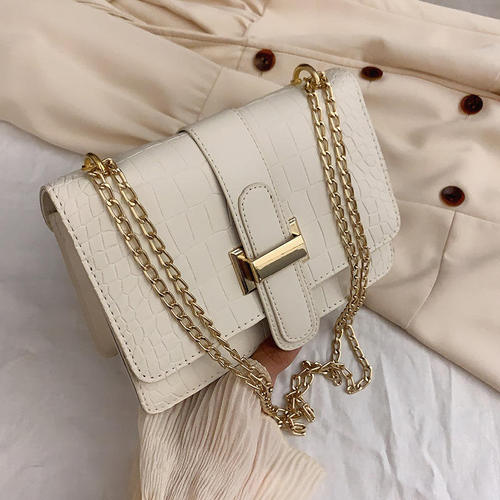 Stylish Women's Single Shoulder Messenger Bag Small Chain Handbag with Fashionable Design